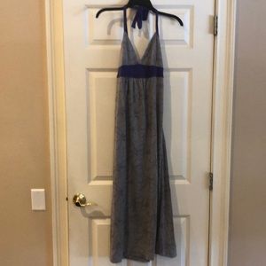 Roxy Halter dress Grey and purple